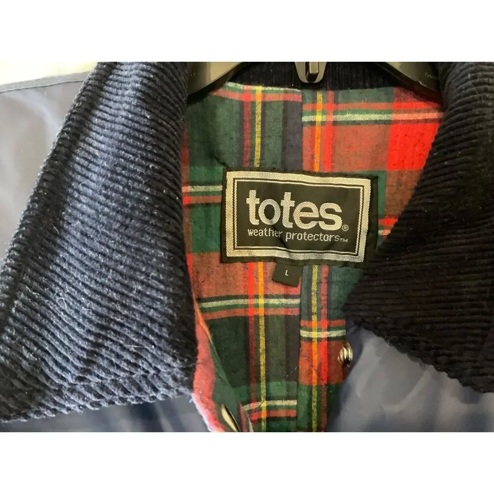 Vintage‎ Weather Protection Long Trench Coat Women's L Polyester Plaid Liner